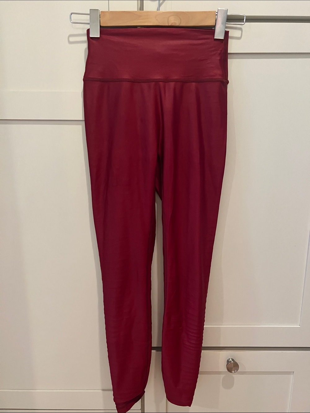 GingerChikFit red metallic legging size small